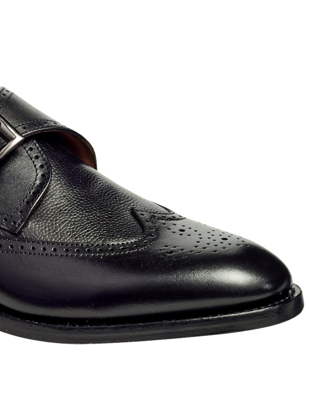 Roosevelt III Wingtip Single Monk Strap